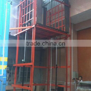 Hot sale CE approved warehouse 4.5 m goods vertical lift manufacturer