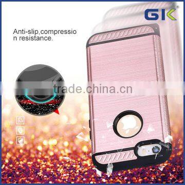 [GGIT] Wire Drawing TPU+PC Mobile Phone Case For IPhone 5G 5S SE Cover photo-5