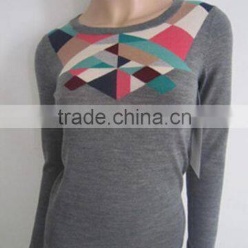 ladies' hot sell knitted sweaters