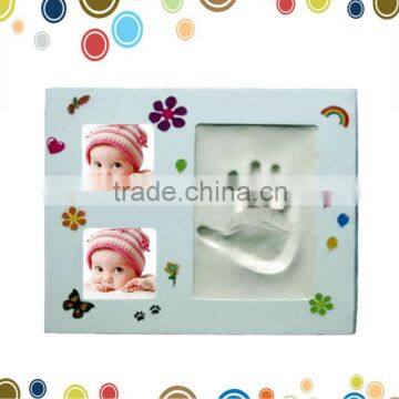 2016 New baby hand print frame keepsake baby frame