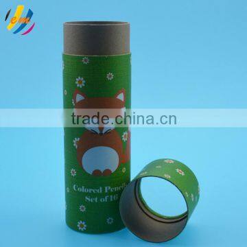 Cylinder food packaging cardboard box with window wholesale