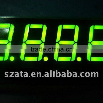 various colors 4 digit indoor 7 segment led display