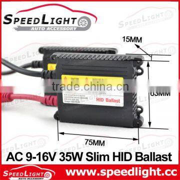 HID Ballast Manufacturer Guarantee 24 Month AC 35W 55W 75W Xenon Slim Ballast 35W 12V