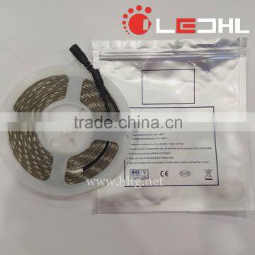 Yellow Color High Brightness Flexible Led Strip DC12V With 3M Adhersive Easy Install SMD5050 300leds Strip LED Light photo-4