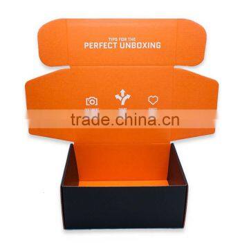 Custom printed corrugated shipping box