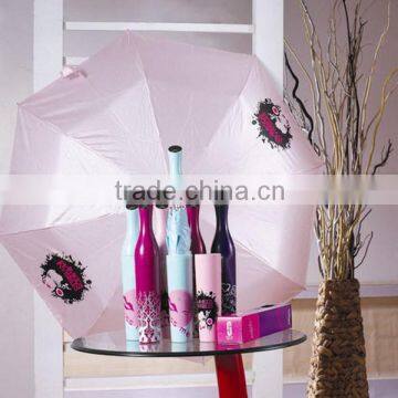 High quality fashion rabbit bottle shape umbrella