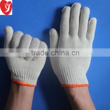 Nature white cotton working glove