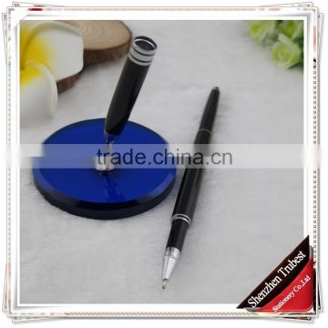 TT- 07 high-quality table pen , black desk pen holder