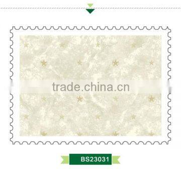 the Most Popular Printed Non Woven Wallpaper, Yellow for Kids Star Wallcovering for Babes , High Quality Wall Decor Ideas photo-3