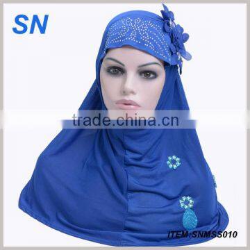 2014 latest fashion ice silk muslim scarf