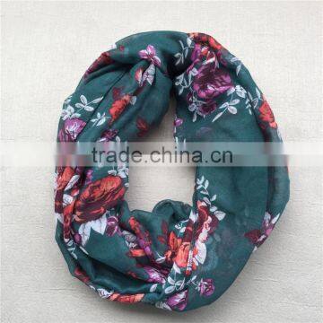 new arrival flora prints loop scarf