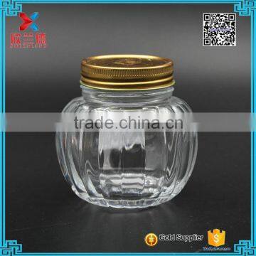 high cost-performance cheap empty fancy glass food jar
