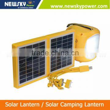 China USB solar rechargeable lantern