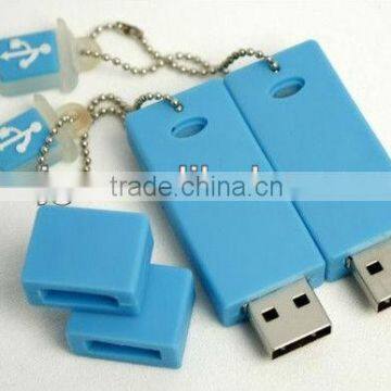 Promotional Custom PVC USB Flash Drive, USB Disk with Keychain