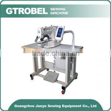 Electronic bar tacking industrial sewing machine