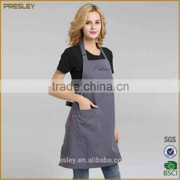 Promotional Cooking Cotton Apron Cutomized Logo Kitchen Apron Wholesale photo-3
