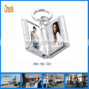 bulk wholesale clear blank acrylic photo frame keychains