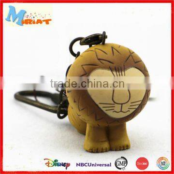 Plastic Mini Animal Toy Custom 3D shaped keychian