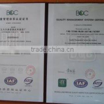 Quality Management System Certificate