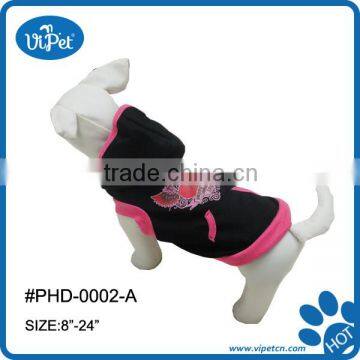 Pet hoody with angle pattern clothes