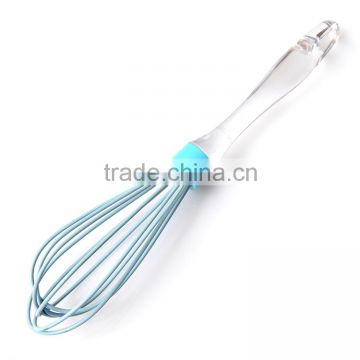 Silicone coated tea whisk for Blending egg beater Wire Whisk