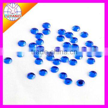new design hot fix round acrylic diamond stone no hole flatback