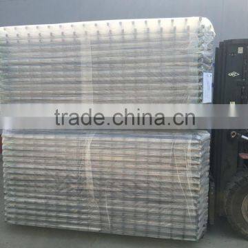 Picket Top Heavy Duty 2.4m Length Square Tube Garrison Fence