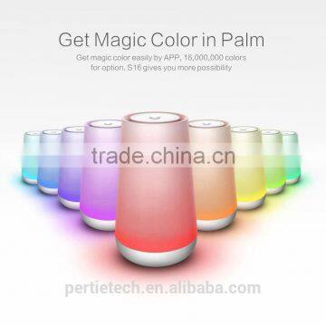 Portable LED light lamp bluetooth speaker with bluetooth 4.0 mobile phone accessories RGB light