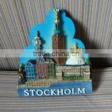 OEM ODM custom 3D polyresin resin fridge magnet,Custom Made polyresin fridge magnet