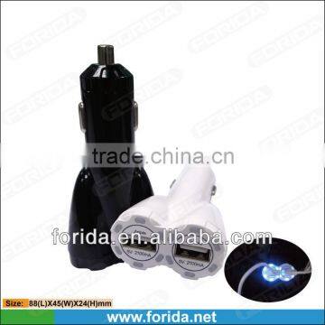 IPHONE5 Dual USB Car Charger,double usb car charger