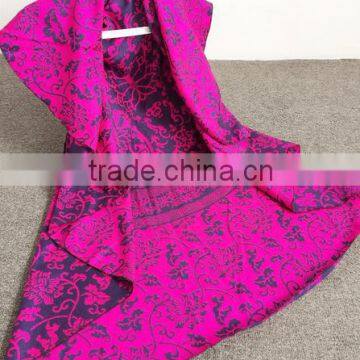 Fashion Jacquard Woman Wrap Shawl Scarf Sleeves Winter Warm Crochet Knit Long Soft Wrap Shawl Scarves photo-4