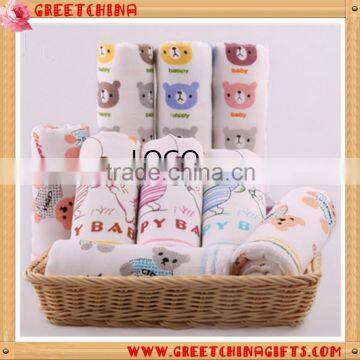 Customized LOGO Advertising High-quality Cotton Untwisted Yarn Jacquard Hotel Towel