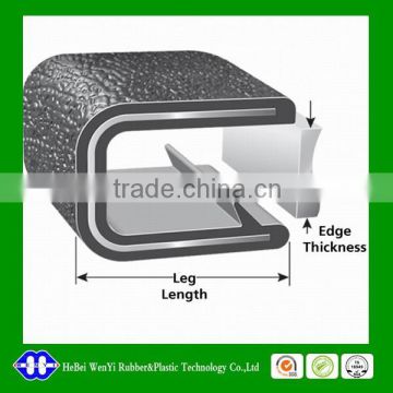 U channel plastic edge trim