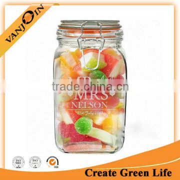 16oz Glass Preserve Jar for Candy with steel lid