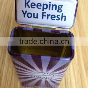 Wholesale Chewing Gun Metal Tin Box