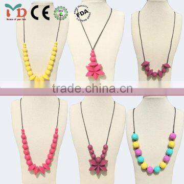 New Design 100% Silicone Fruit Loop Bead Necklace Jewelry photo-4