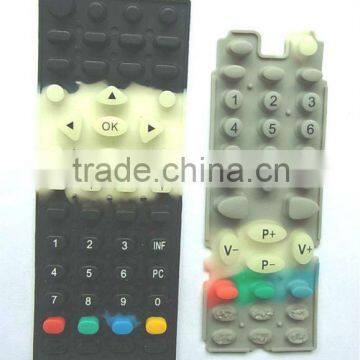 2012 The new design eco-friendly silicon rubber conductive keypad