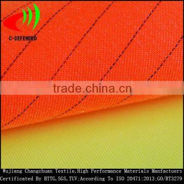 fluorescent polyester cotton fabric hi vis reflective fabric high visibility fabric for coverfalls