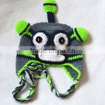 cartoon character halloween newborn hats crochet cotton baby hats