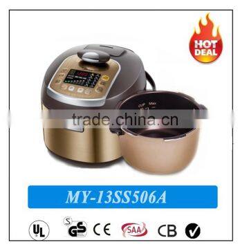 New Arrival Halfway Open Design Electric 0.5L Ceramics Pressure Cooker