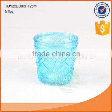 Garden Colored Glass Flowerpot Glass Pot Glass Vase photo-2