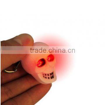 Luminous Sound Cartoon Skull Plastic Animal Toy LED Key Chain/OEM design Plastic Animal Toy LED Key Chain China Factory