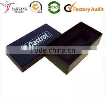 Black solid cheap paper packaging box for various tools