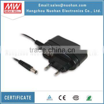 TUL approved Mean Well 6W single output ac dc adapter 230v to 15v