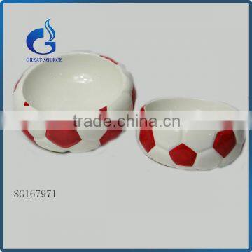 Hand-painted White Ceramic Pet Food Bowl Dog Bowls Cat Food Bowls photo-4