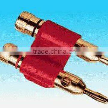 4mm dual banana plug copper material