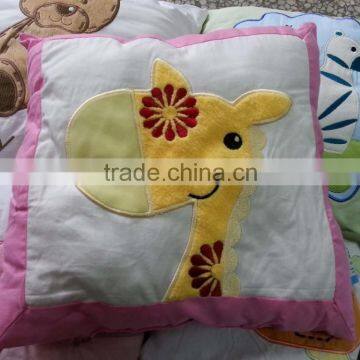 available pillow many colors and applique choose decoration pillow for baby