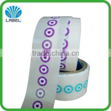 Gift promotional small labels, mini labels, 10mm diameter rond stickers