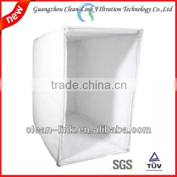 G4 high efficiency wire support synthetic fiber bag filter