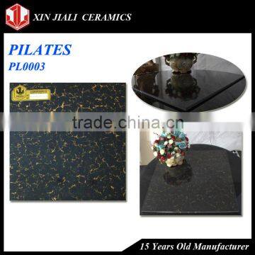 600x600 PL0003 Black Double Loading Porcelain Floor Tile